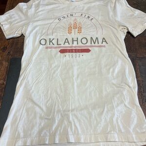 Bella Canvas Cream Oklahoma Graphic Tee